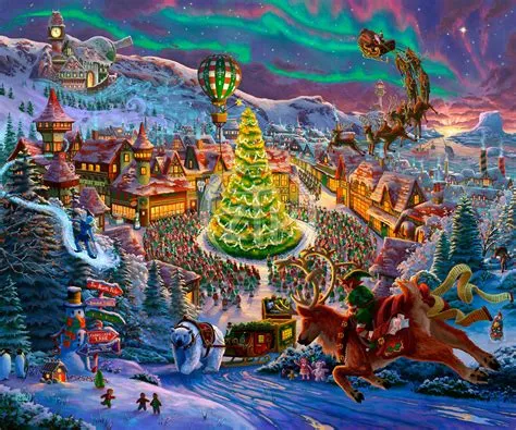 Santa Claus at the North Pole, Uma Aventura Fantástica de Natal com um Toque de Fantasia!